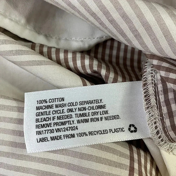 A NEW DAY Long Sleeve  Button Down Long Tunic Shirt Dress Women Size XS - Picture 14 of 14